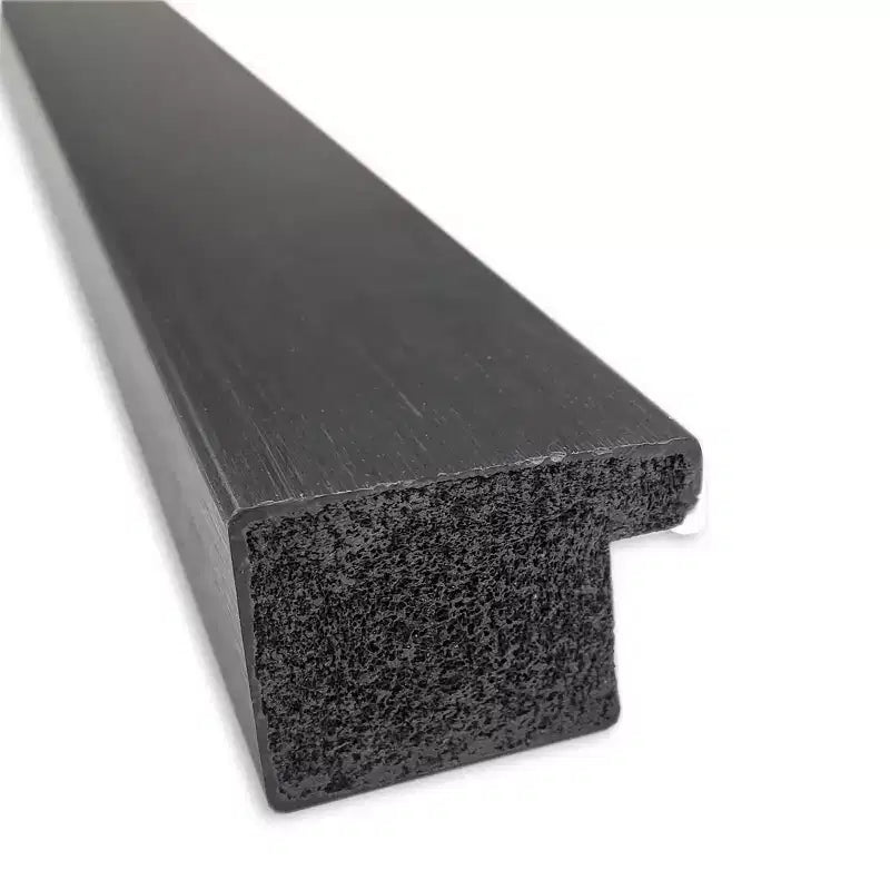 28" x 28" Non-Beveled Grace Narrow Bathroom Wall Mirror Brushed Metallic Black - Amanti Art: Modern Square, Wall Mount, Includes Hardware