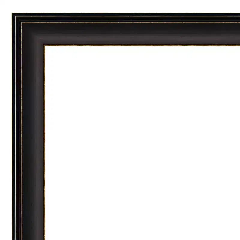 24" x 24" Trio Framed Wall Mirror Oil Rubbed Bronze - Amanti Art: Modern Square Beveled, No Assembly Required