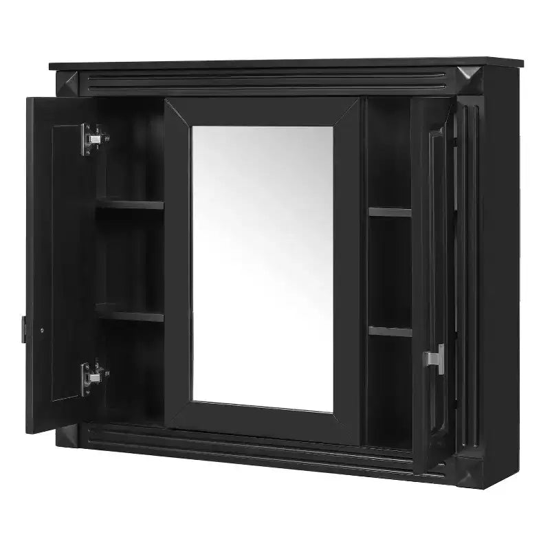 Bathroom Wall Cabinet Storage Cabinet Wall Mounted Medicine Cabinet with Mirror & Adjustable Shelves - ModernLuxe