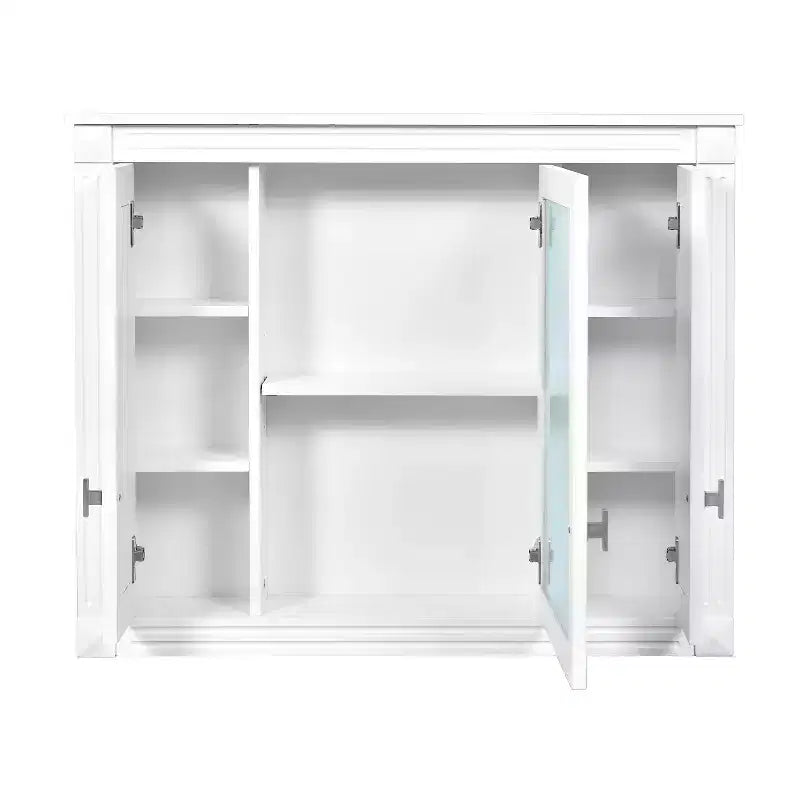 Bathroom Wall Cabinet Storage Cabinet Wall Mounted Medicine Cabinet with Mirror & Adjustable Shelves - ModernLuxe