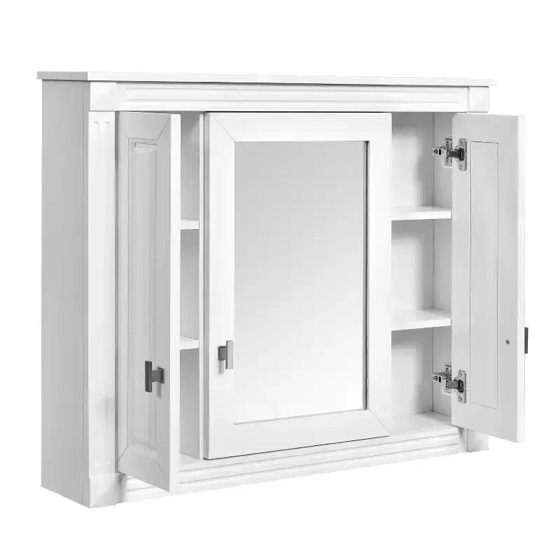 Bathroom Wall Cabinet Storage Cabinet Wall Mounted Medicine Cabinet with Mirror & Adjustable Shelves - ModernLuxe