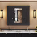 Bathroom Wall Cabinet Storage Cabinet Wall Mounted Medicine Cabinet with Mirror & Adjustable Shelves - ModernLuxe