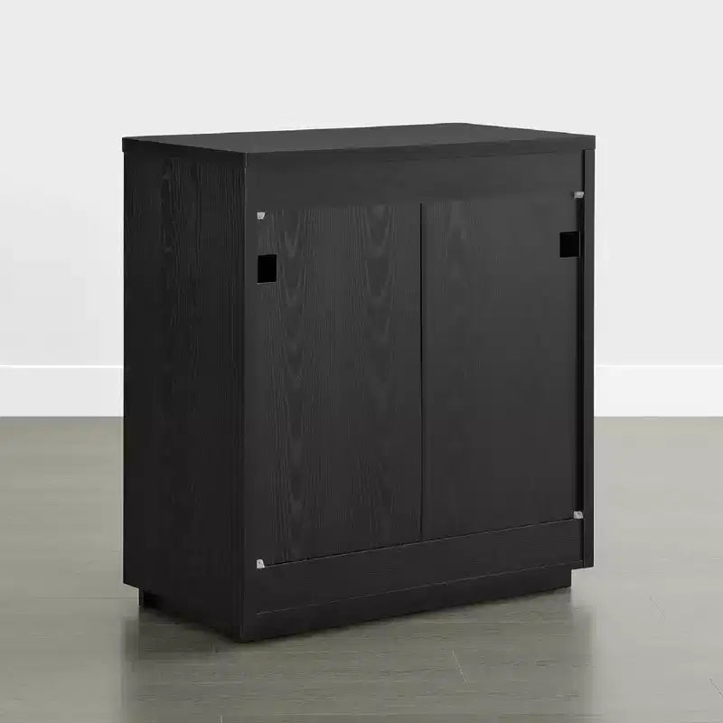 Spruce & Spring Modern Sideboard Buffet Cabinet with Wave Design