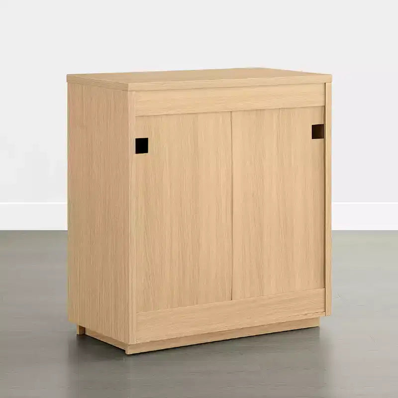 Spruce & Spring Modern Sideboard Buffet Cabinet with Wave Design