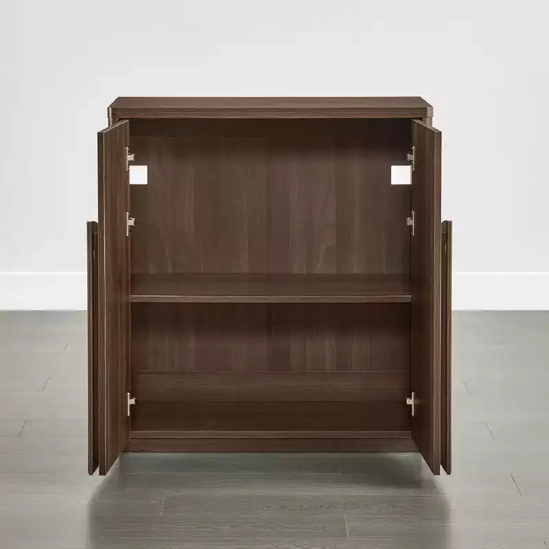 Spruce & Spring Modern Sideboard Buffet Cabinet with Wave Design