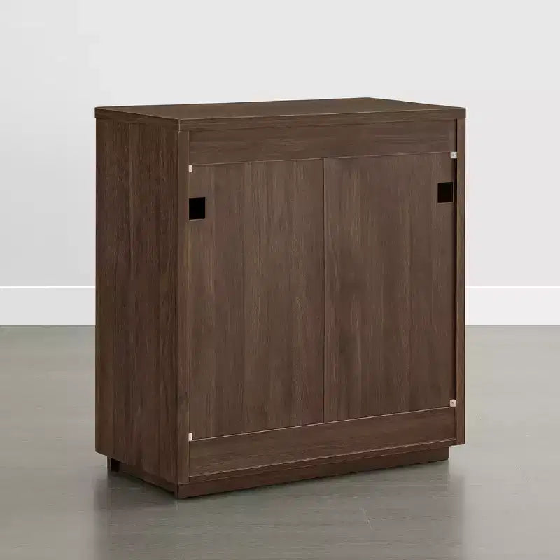 Spruce & Spring Modern Sideboard Buffet Cabinet with Wave Design