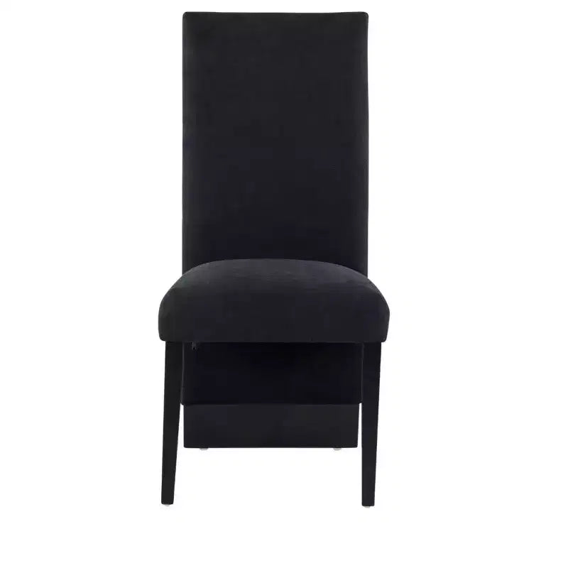 HomeStock D12 Black Dining Chair Chair