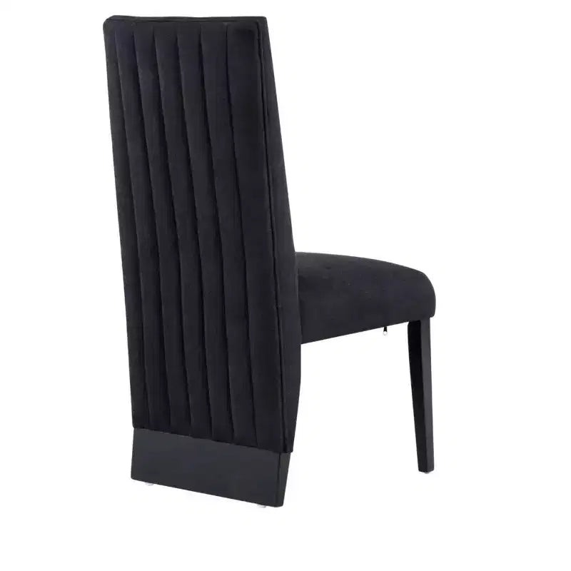 HomeStock D12 Black Dining Chair Chair