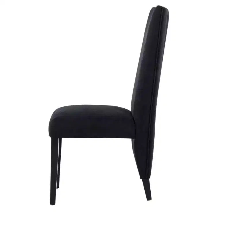 HomeStock D12 Black Dining Chair Chair