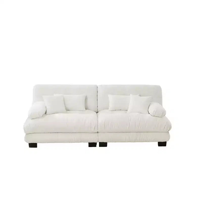 Homy Casa Modern Cloud Sofa with Plush Cushions and Soft Upholstery, for Living Room or Lounge Space
