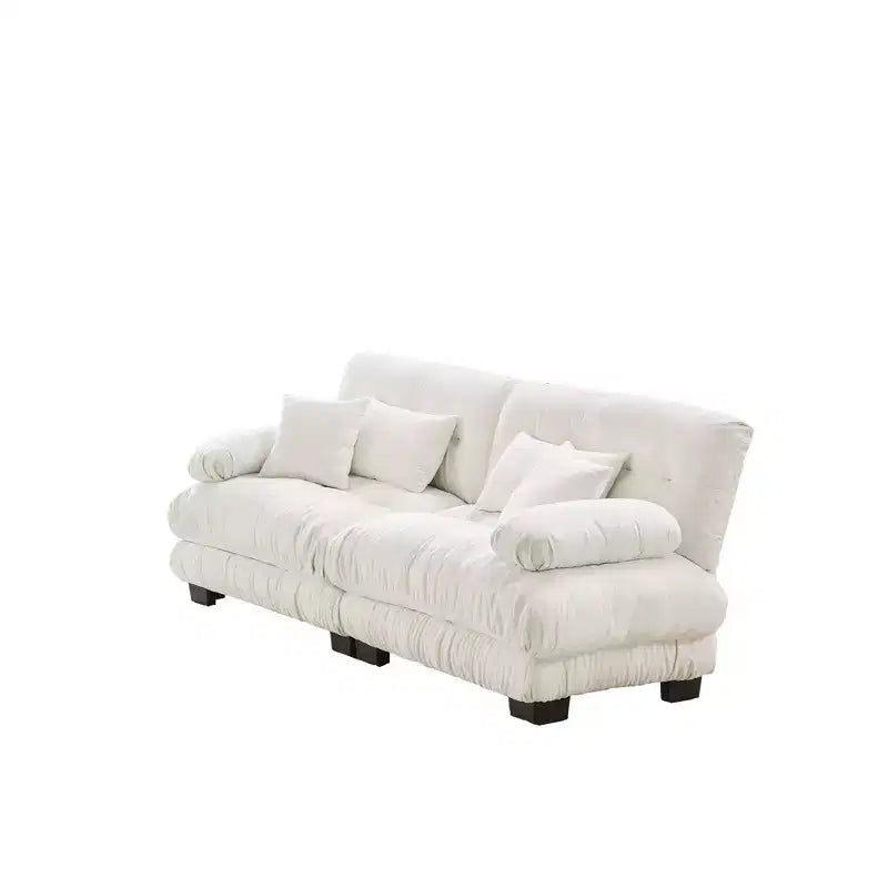 Homy Casa Modern Cloud Sofa with Plush Cushions and Soft Upholstery, for Living Room or Lounge Space