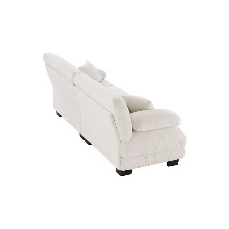 Homy Casa Modern Cloud Sofa with Plush Cushions and Soft Upholstery, for Living Room or Lounge Space