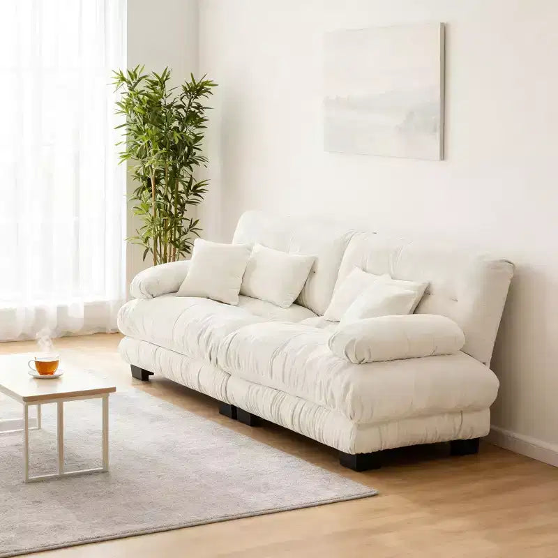 Homy Casa Modern Cloud Sofa with Plush Cushions and Soft Upholstery, for Living Room or Lounge Space