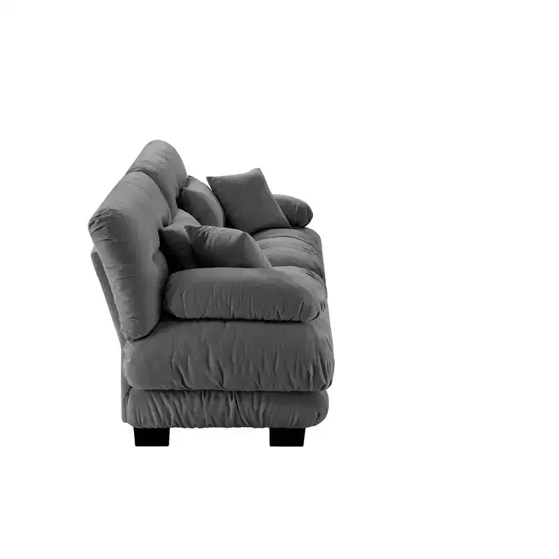 Homy Casa Modern Cloud Sofa with Plush Cushions and Soft Upholstery, for Living Room or Lounge Space