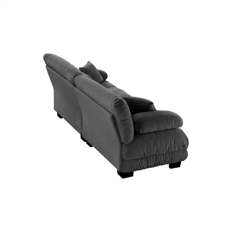 Homy Casa Modern Cloud Sofa with Plush Cushions and Soft Upholstery, for Living Room or Lounge Space