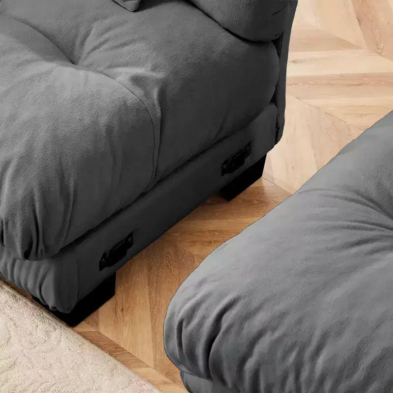Homy Casa Modern Cloud Sofa with Plush Cushions and Soft Upholstery, for Living Room or Lounge Space