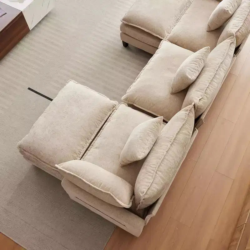 Oversized L-Shaped Modular Sectional Sofa  for Living Room