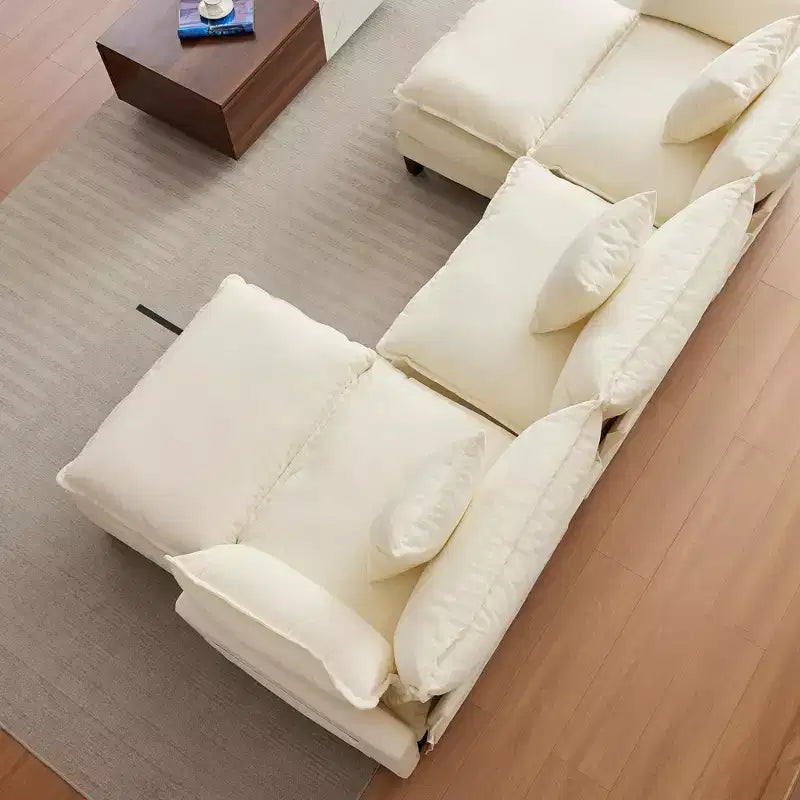 Oversized L-Shaped Modular Sectional Sofa  for Living Room