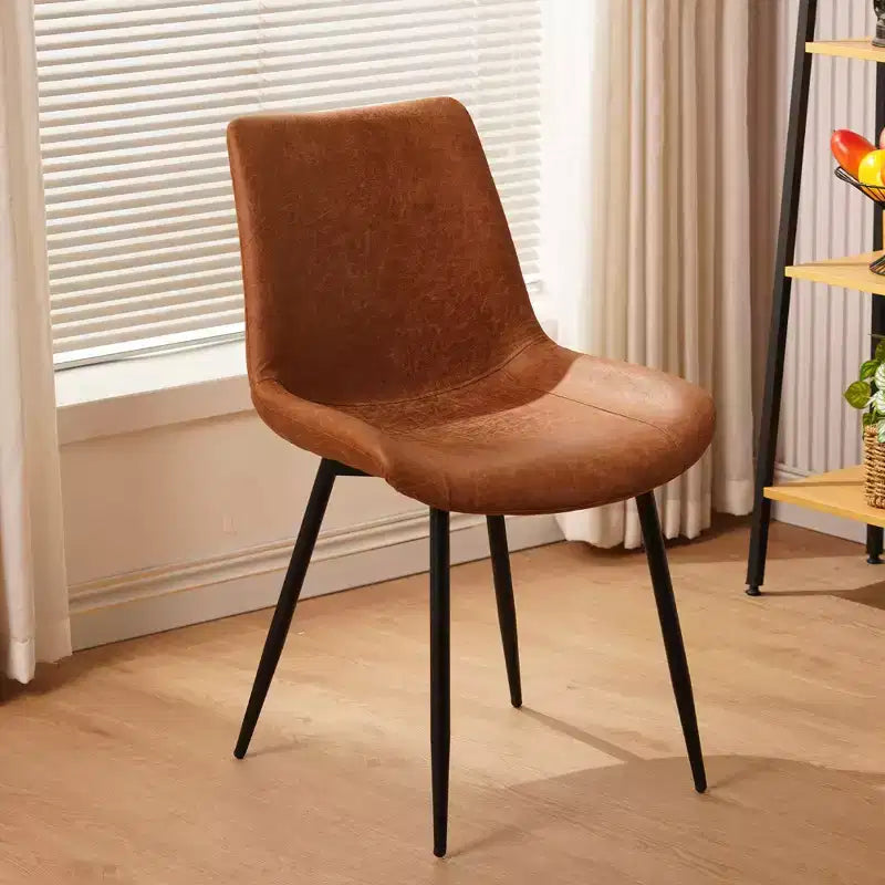 Okak Modern Style Minimalist-Design Home Dining Chairs for Kitchen Dining Room,Solid Frame Armless Seating Dining Chair Set of 4