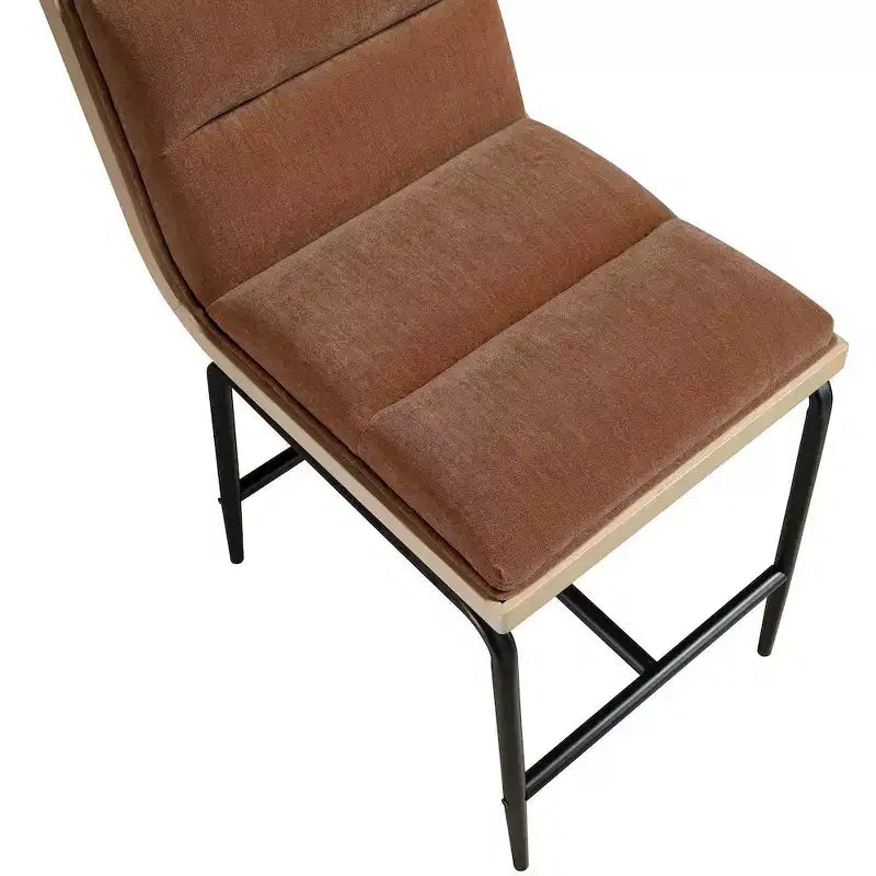 Meridian Furniture,Viceroy Fabric Upholstered Counter Stool, Set of 2