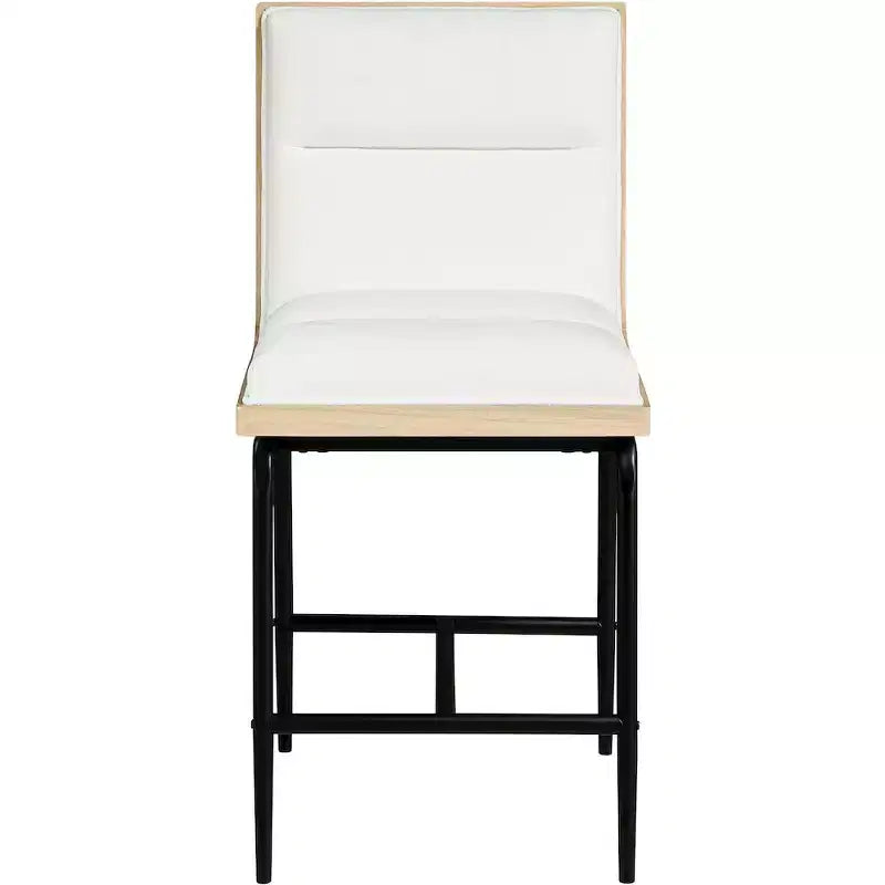 Meridian Furniture,Viceroy Fabric Upholstered Counter Stool, Set of 2