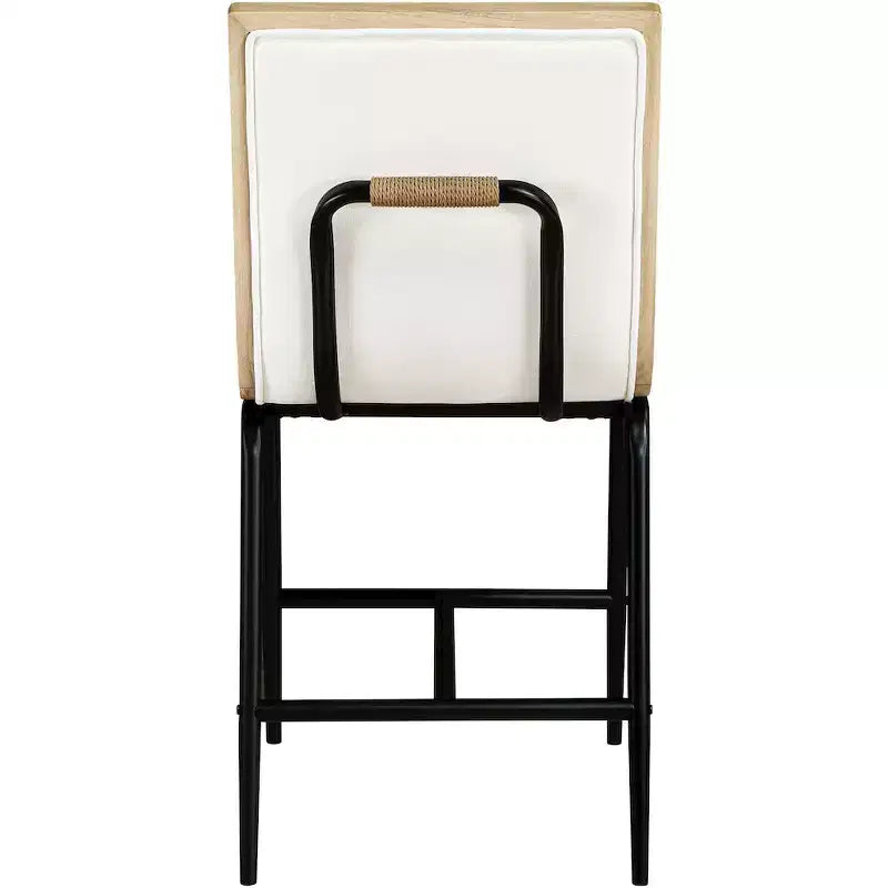 Meridian Furniture,Viceroy Fabric Upholstered Counter Stool, Set of 2