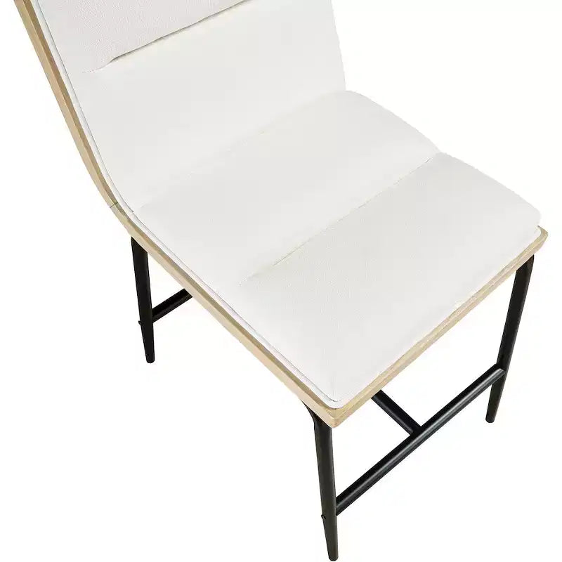 Meridian Furniture,Viceroy Fabric Upholstered Counter Stool, Set of 2