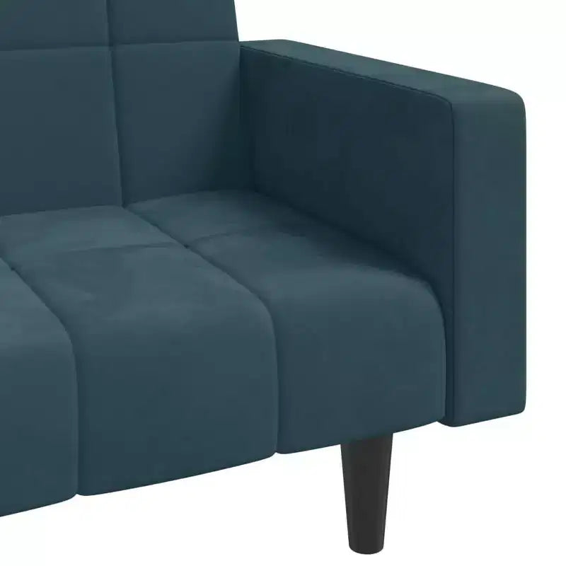 vidaXL 2-Seater Sofa Bed with Two Pillows Loveseat Couch Furniture Fabric