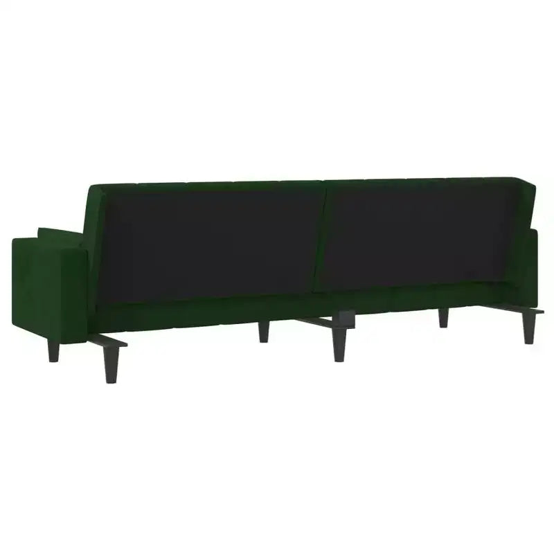 vidaXL 2-Seater Sofa Bed with Two Pillows Loveseat Couch Furniture Fabric