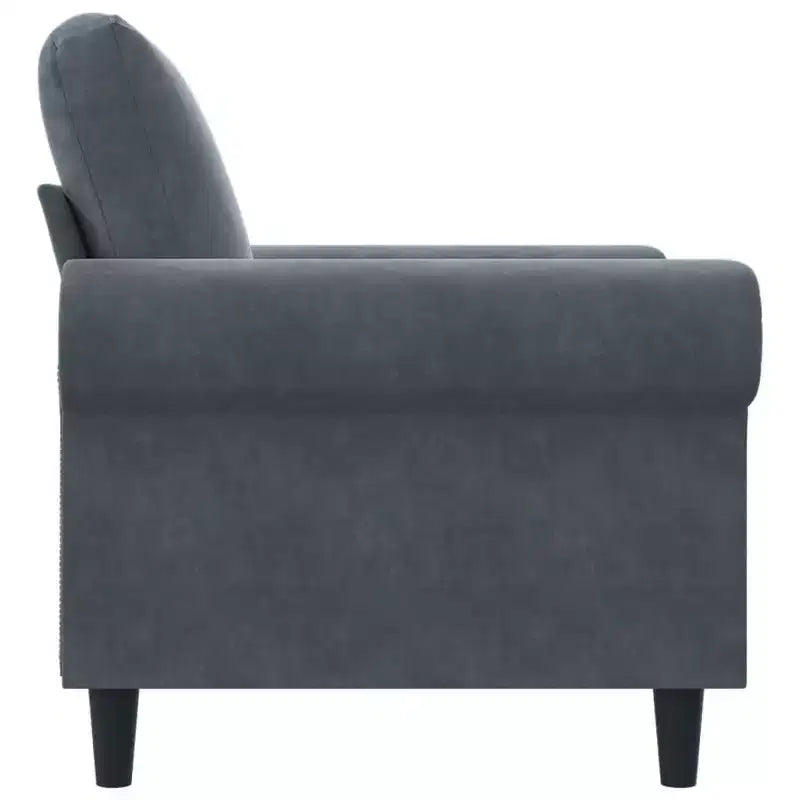 vidaXL Sofa Chair Accent Upholstered Club Armchair for Living Room Velvet