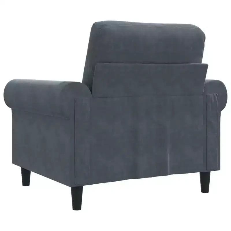 vidaXL Sofa Chair Accent Upholstered Club Armchair for Living Room Velvet