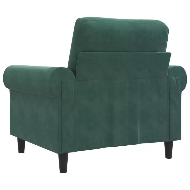 vidaXL Sofa Chair Accent Upholstered Club Armchair for Living Room Velvet