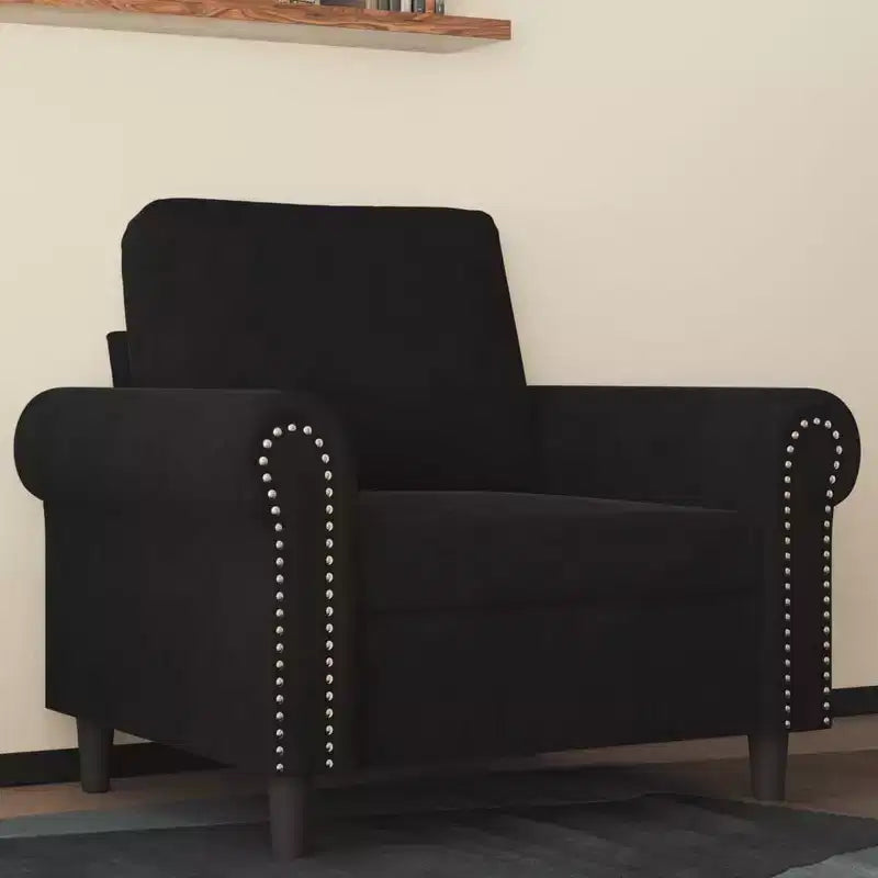 vidaXL Sofa Chair Accent Upholstered Club Armchair for Living Room Velvet