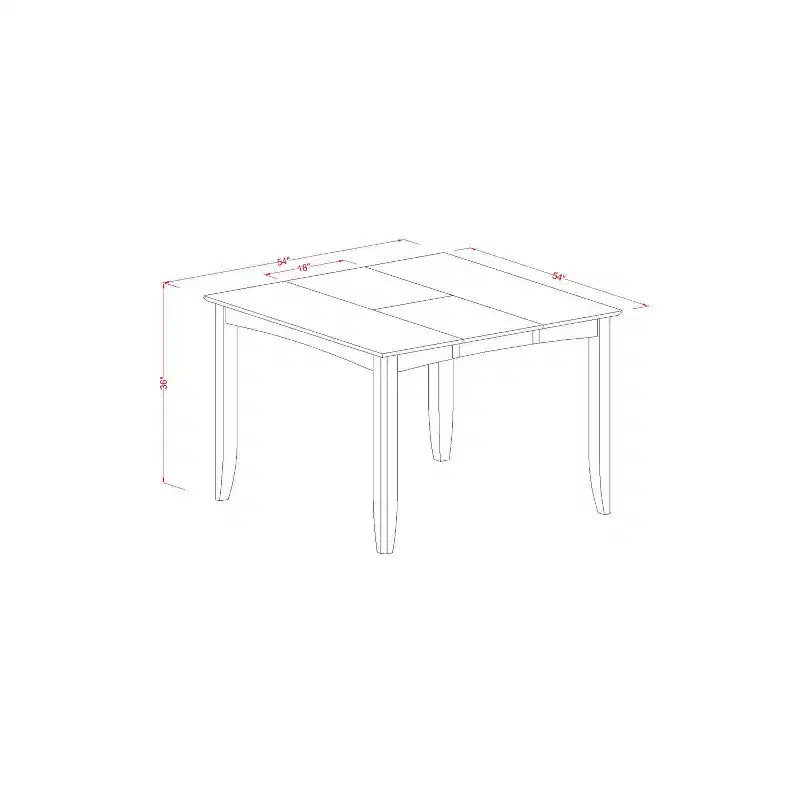 Counter Height Dining Set - 9 Piece Table & Chair Set - Modern Bar Height Furniture