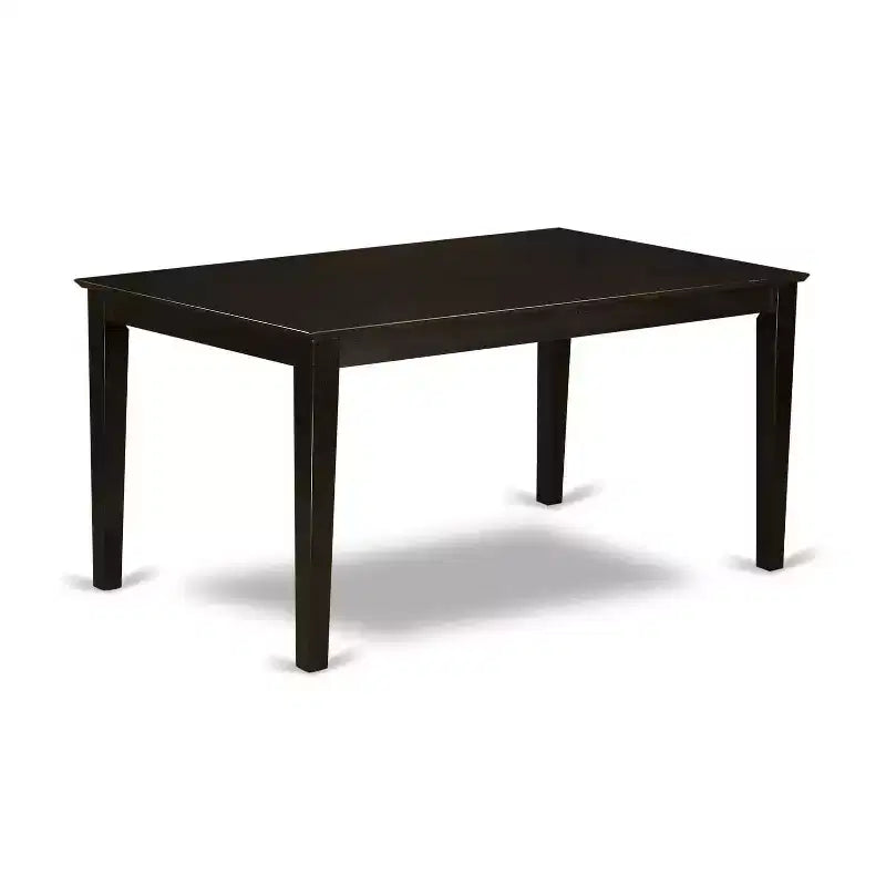 5-Piece Cappuccino Solid Wood Top - Dining Room Set - Seats 4