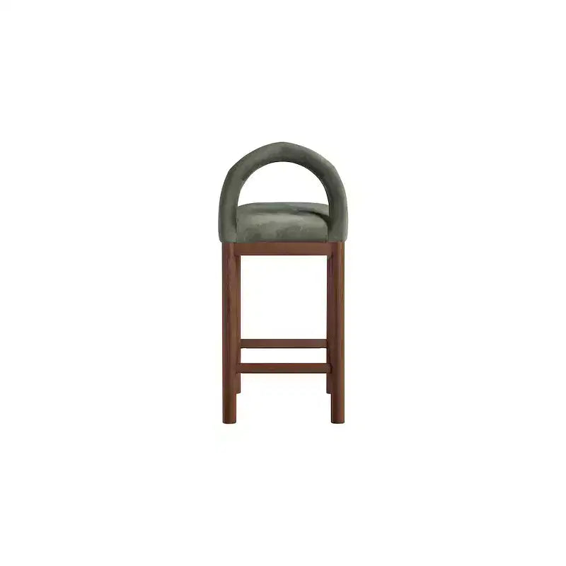 Meridian Furniture,Conrad Velvet Counter Stool