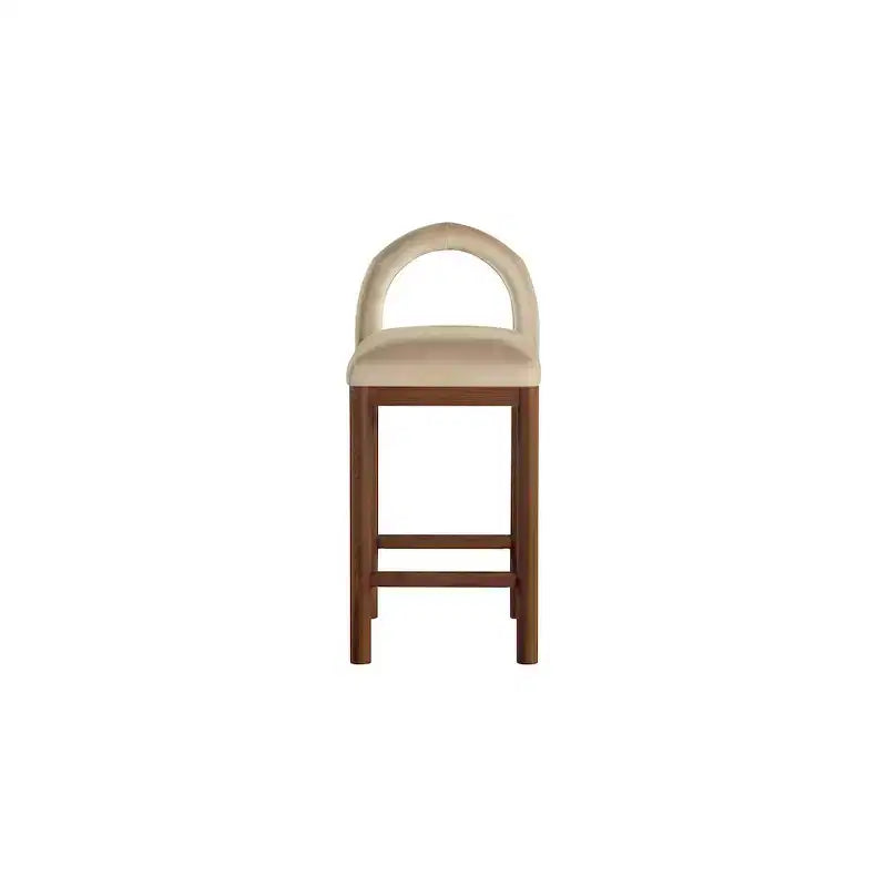 Meridian Furniture,Conrad Velvet Counter Stool