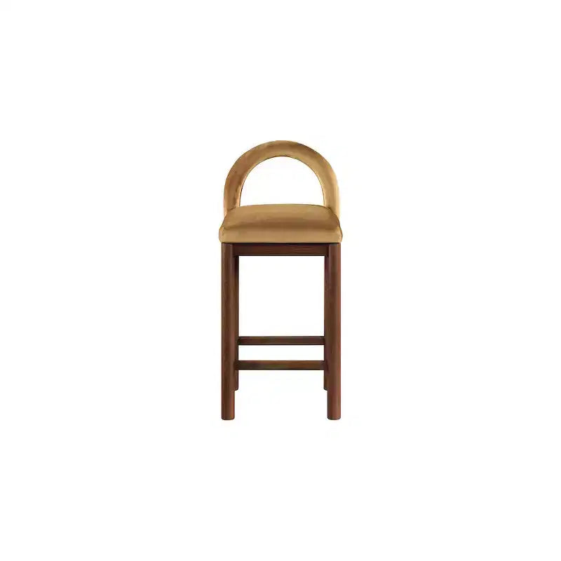 Meridian Furniture,Conrad Velvet Counter Stool
