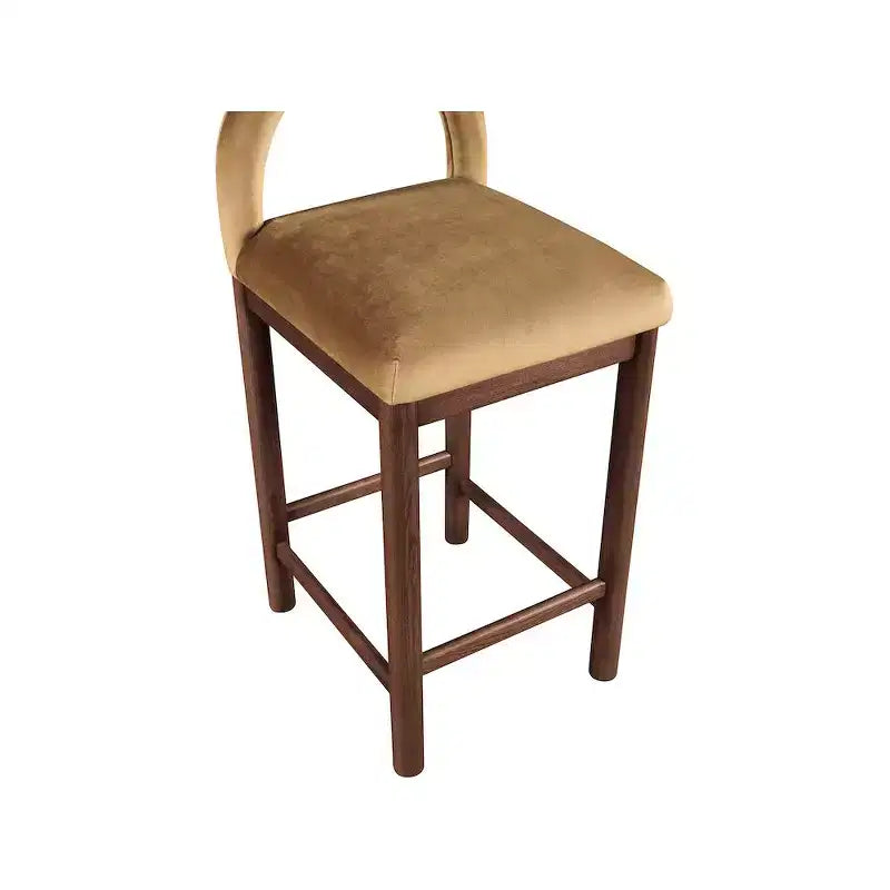 Meridian Furniture,Conrad Velvet Counter Stool