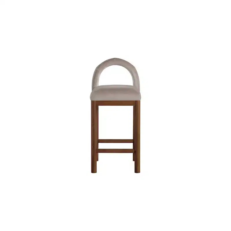 Meridian Furniture,Conrad Velvet Counter Stool