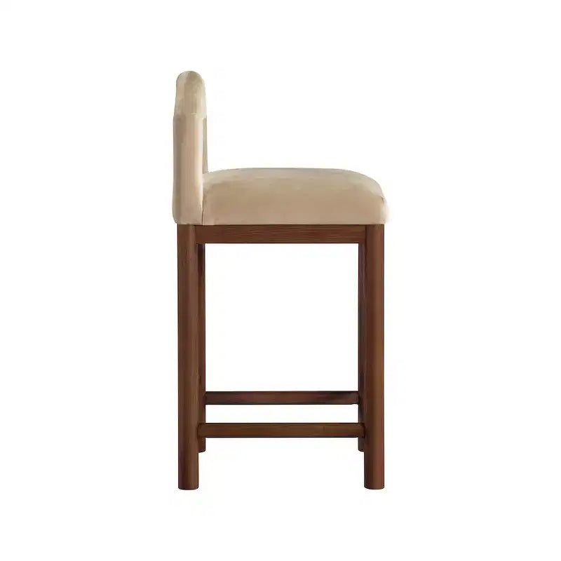 Meridian Furniture,Conrad Velvet Counter Stool