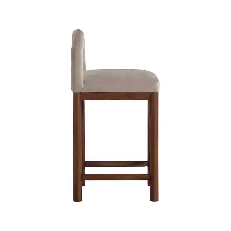 Meridian Furniture,Conrad Velvet Counter Stool