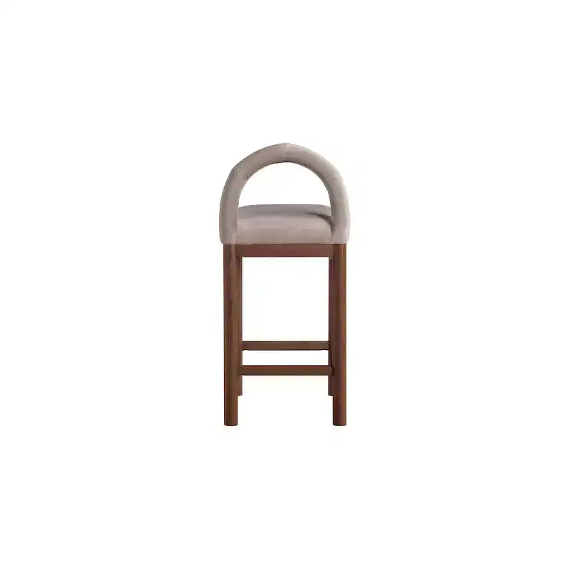 Meridian Furniture,Conrad Velvet Counter Stool