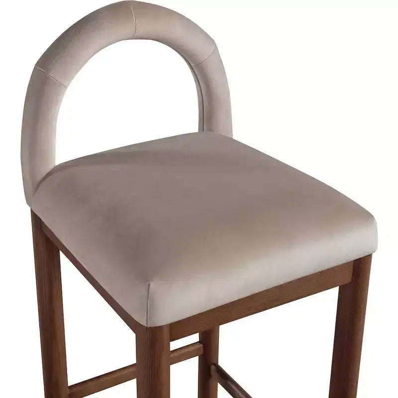 Meridian Furniture,Conrad Velvet Counter Stool