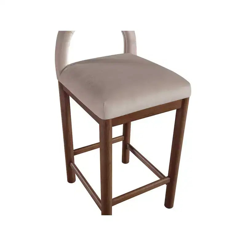 Meridian Furniture,Conrad Velvet Counter Stool
