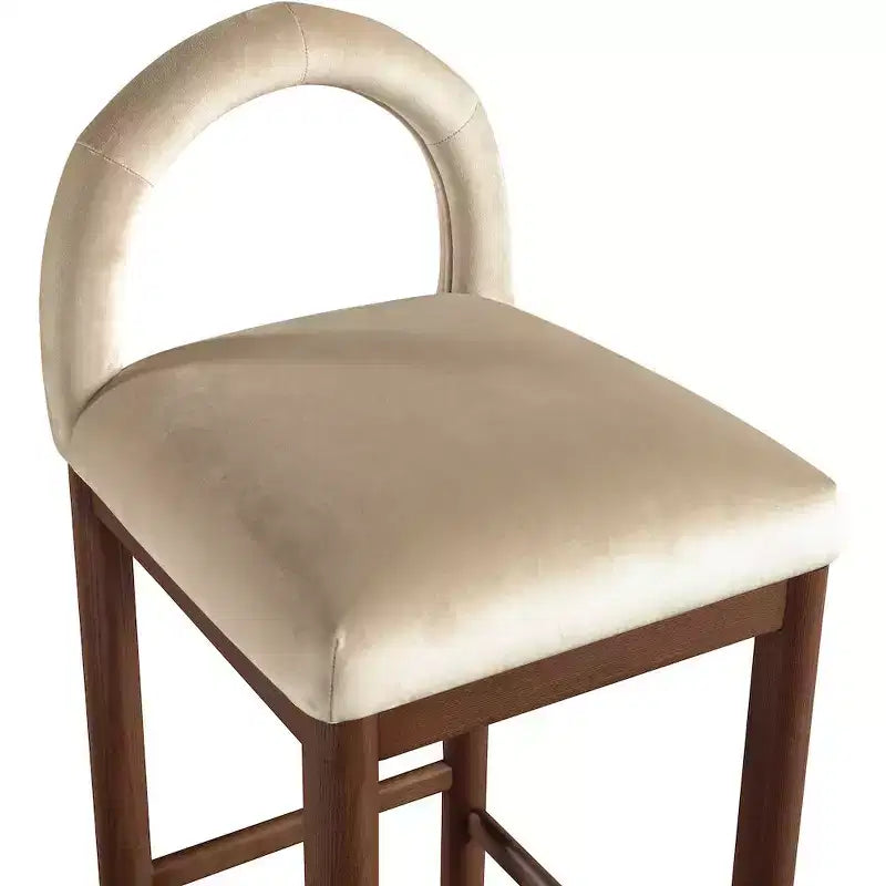 Meridian Furniture,Conrad Velvet Counter Stool