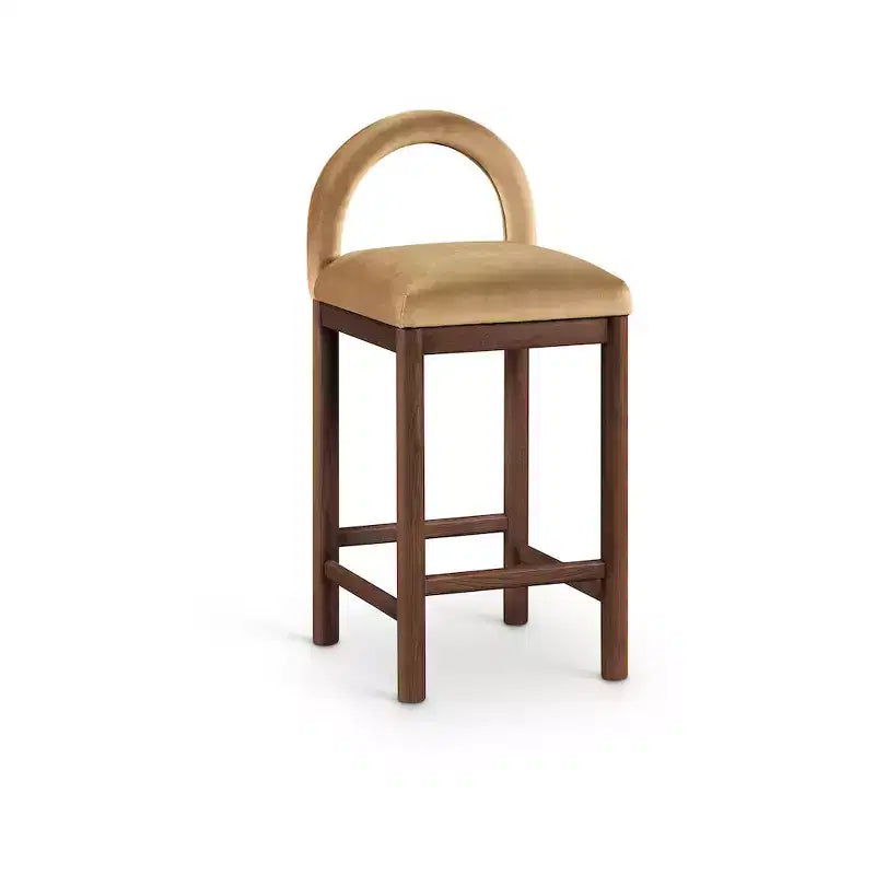 Meridian Furniture,Conrad Velvet Counter Stool