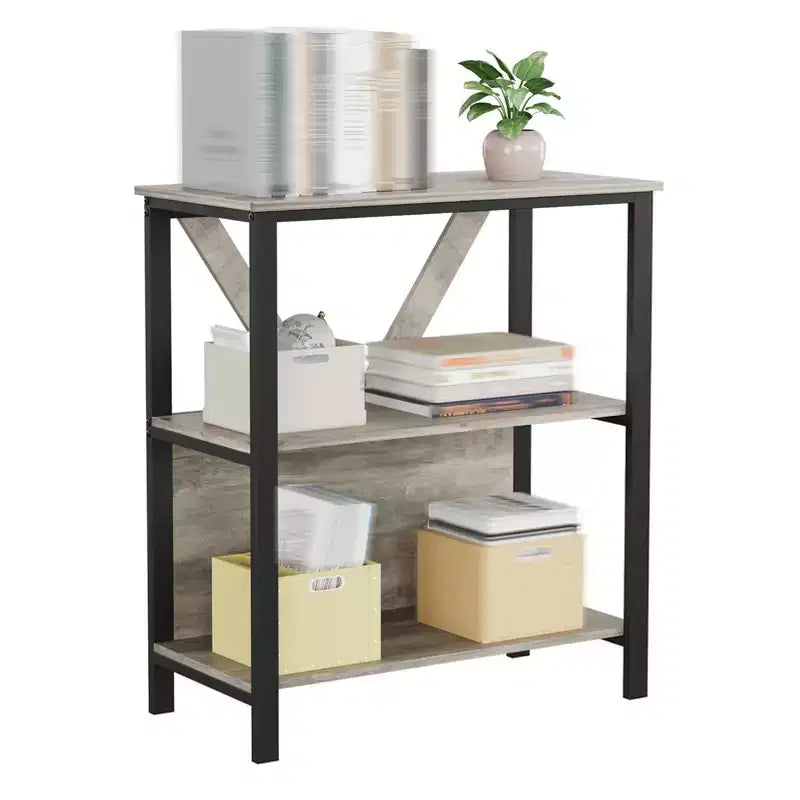 LED Bookshelf with Dimmable RGB Light Strip and Dreamy Ambient Lighting Minimalist yet multifunctional, perfect for home offices and living rooms