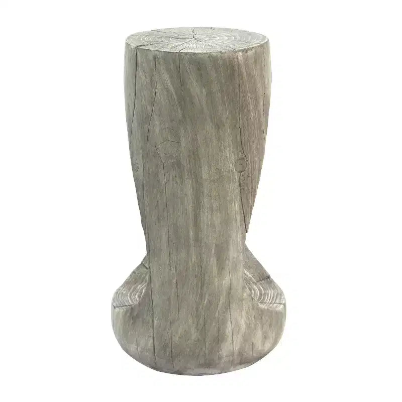 MAYEERTY 1 Pack Modern Hollow MGO End Table, Artistic Side Table for Living Room, Bedroom, Outdoor Patio