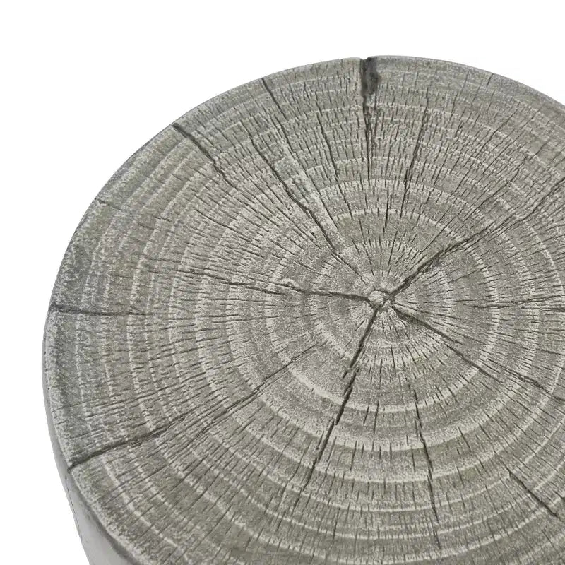 MAYEERTY 1 Pack Modern Hollow MGO End Table, Artistic Side Table for Living Room, Bedroom, Outdoor Patio